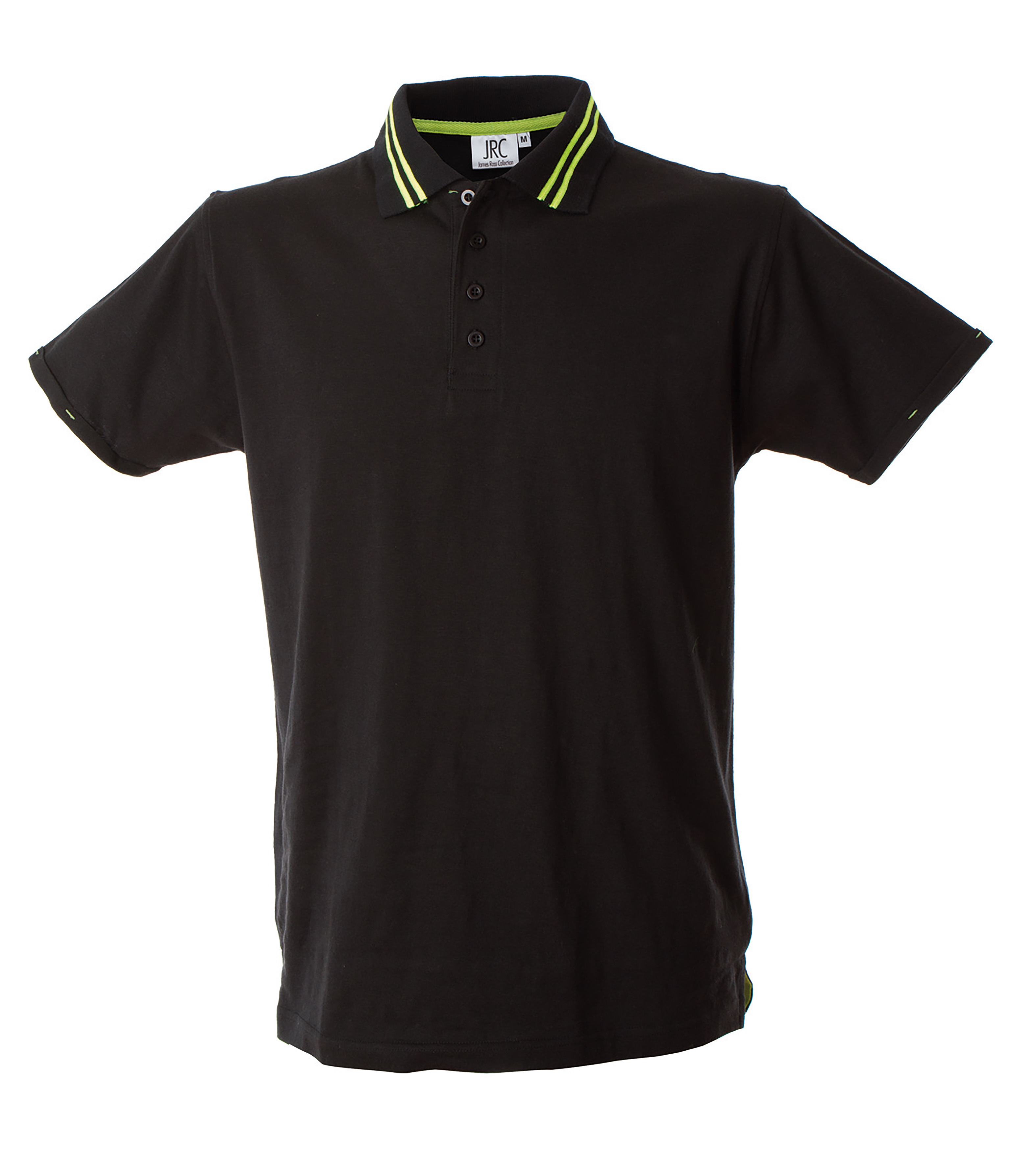 JRC 990141 Black 100% Cotton Polo Shirt M