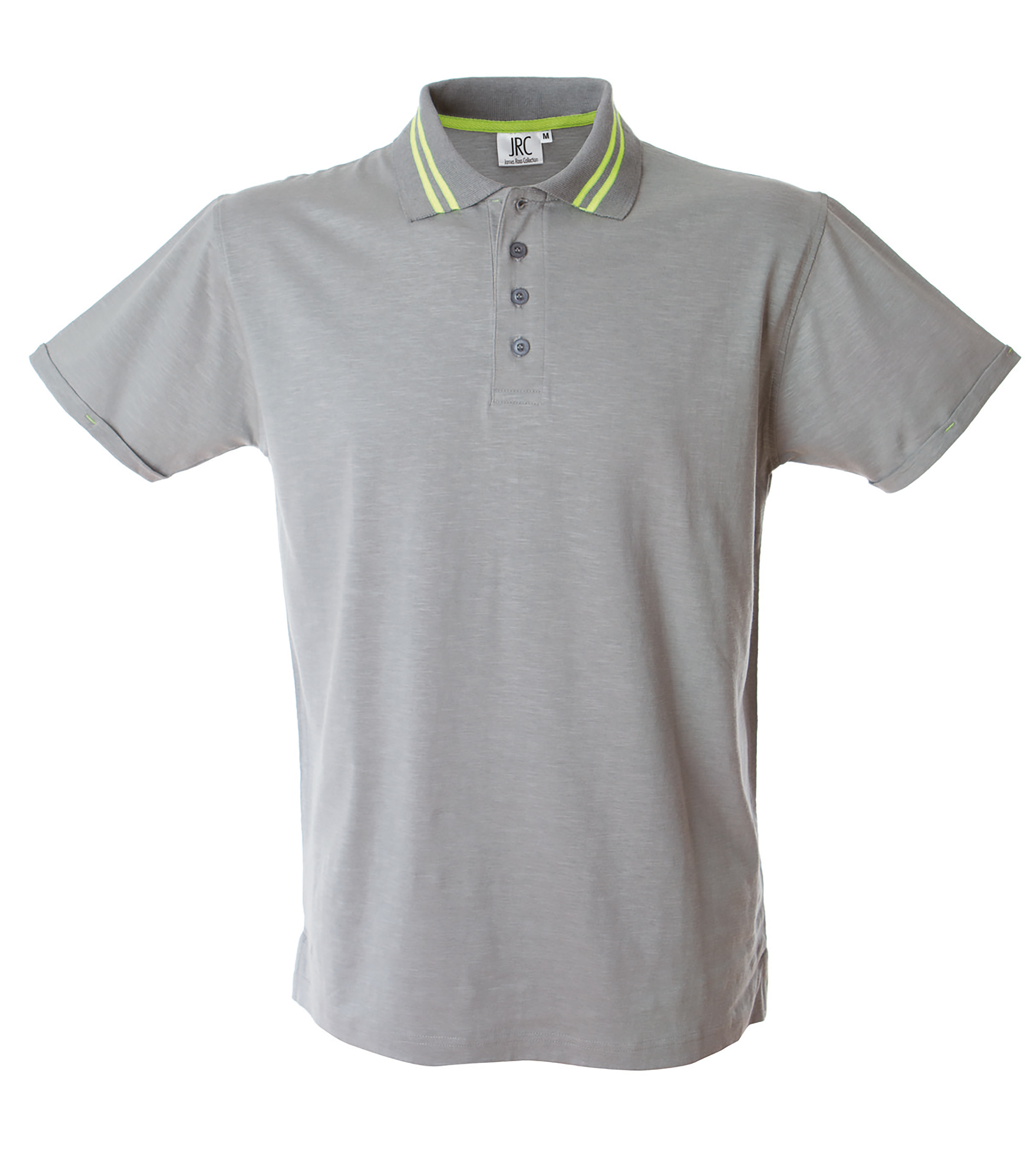 JRC 990148 Grey 100% Cotton Polo Shirt S