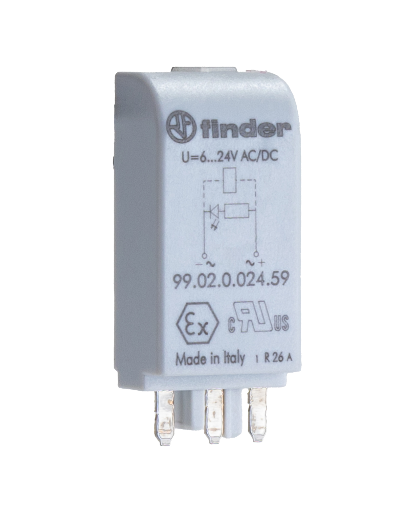 Finder Diode Plug In Module for use with 99 Series