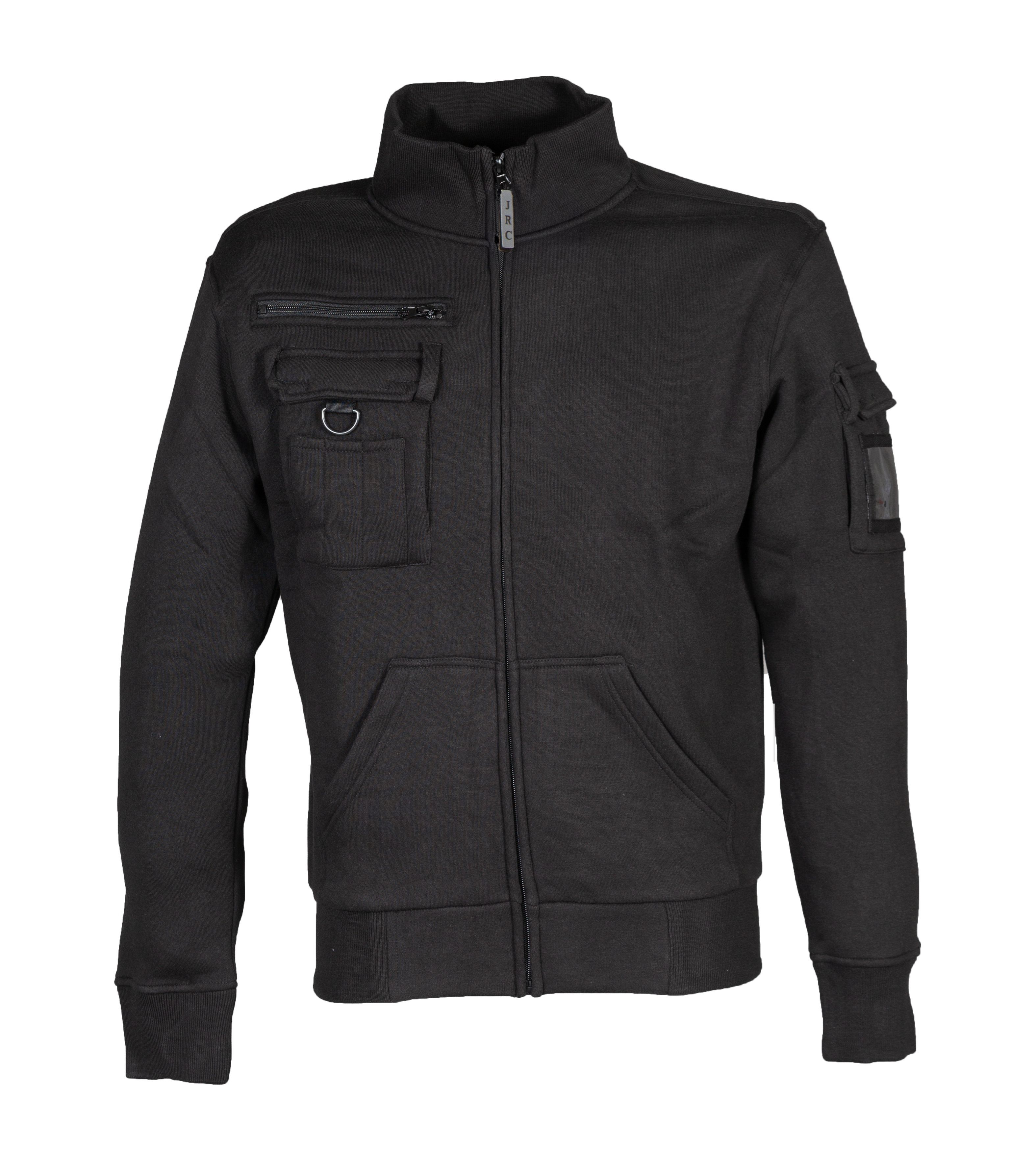 JRC 990241 Black 35% Cotton, 65% Polyester Unisex Long Zip S