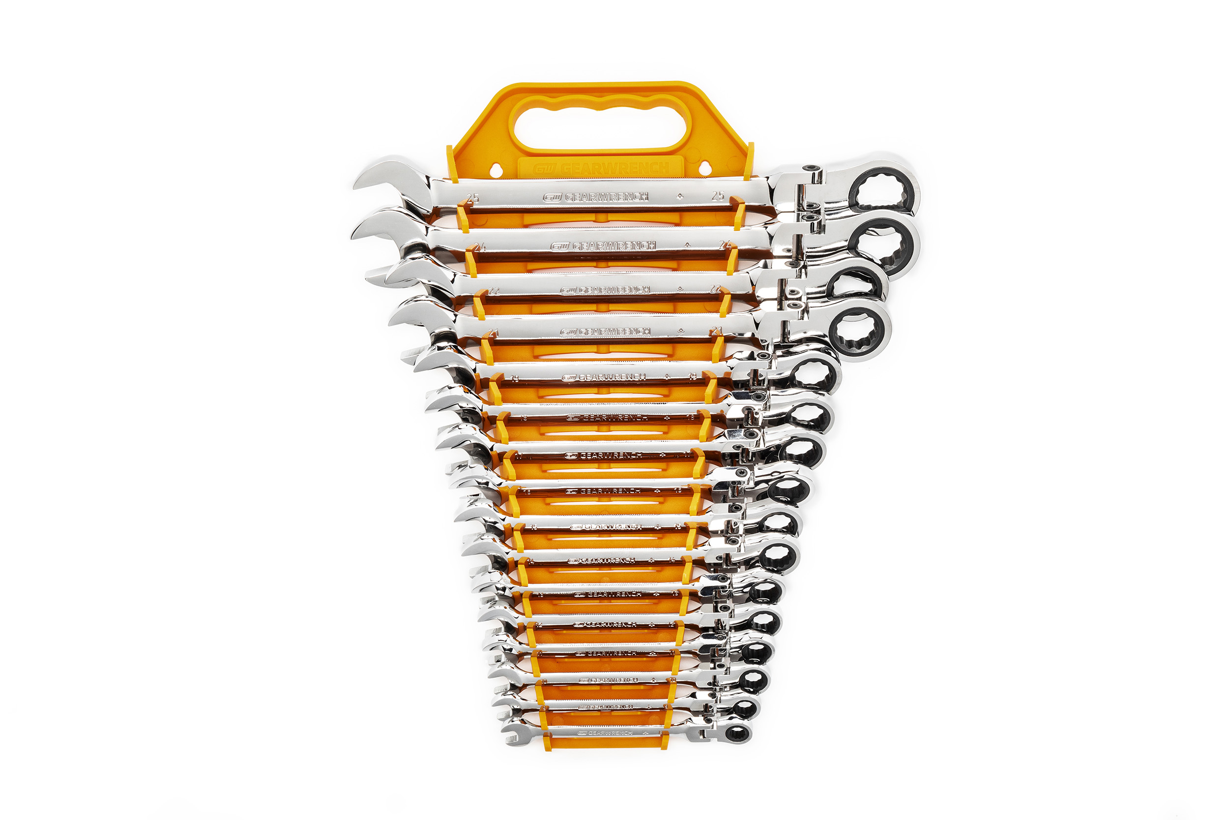 9902d GearWrench 16-Piece Spanner Set, 8 to 25 mm, Alloy Steel