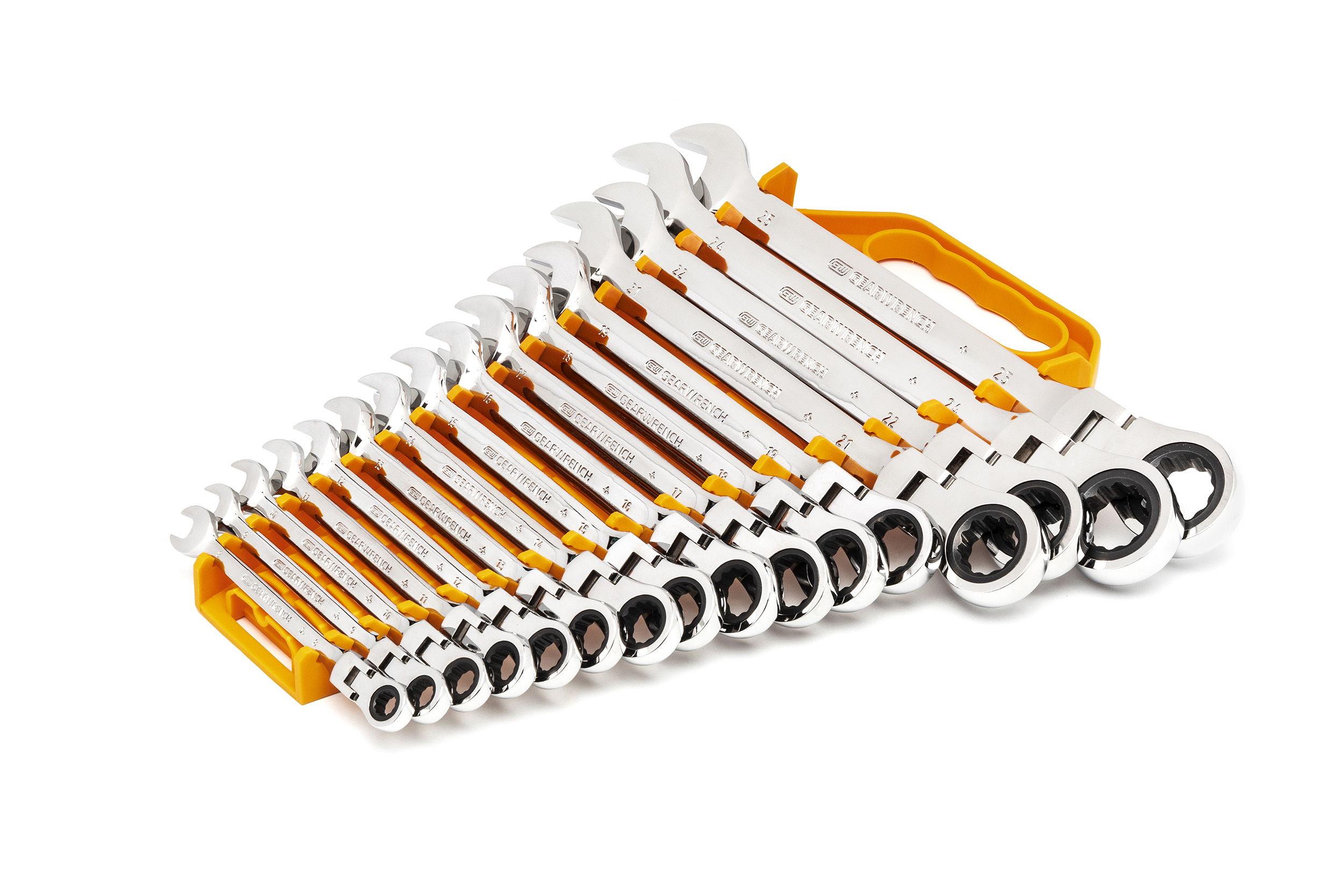 9902d GearWrench 16-Piece Spanner Set, 8 to 25 mm, Alloy Steel