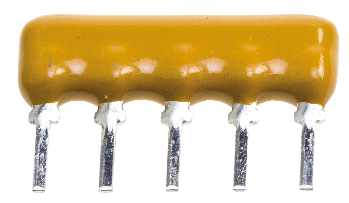 Bourns, 4600X 10kΩ ±2% Bussed Resistor Array, 4 Resistors, 0.63W total, SIP, Through Hole