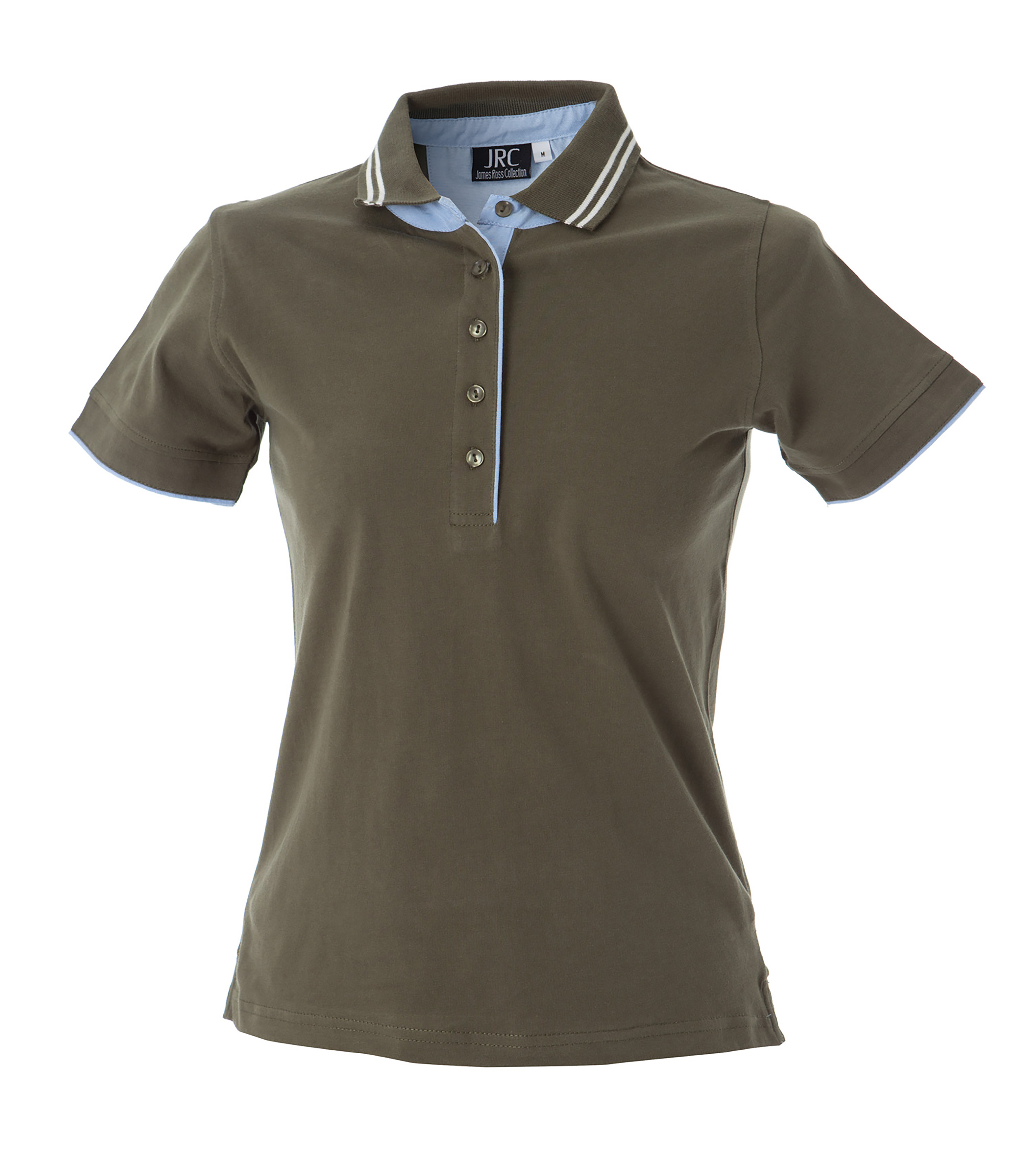 JRC 990868 Army Green 100% Cotton Polo Shirt S