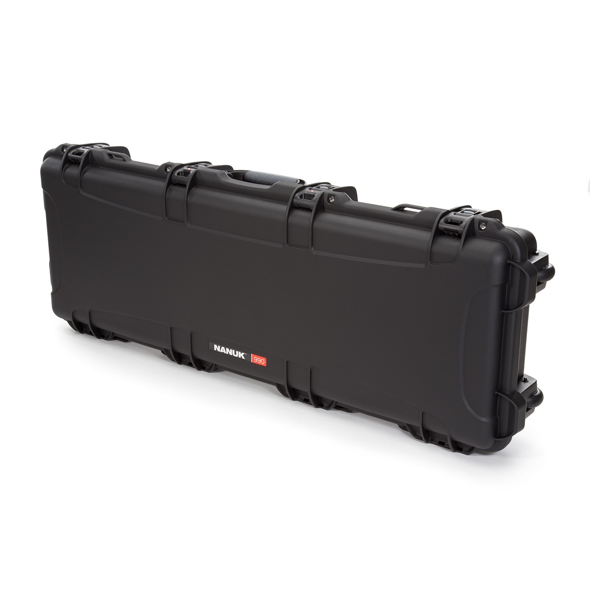 990s-001bk-0a0 Nanuk Nanuk 990 Plastic Waterproof Watertight Transit Case Wheeled, 440 mm 1196 mm 168 mm