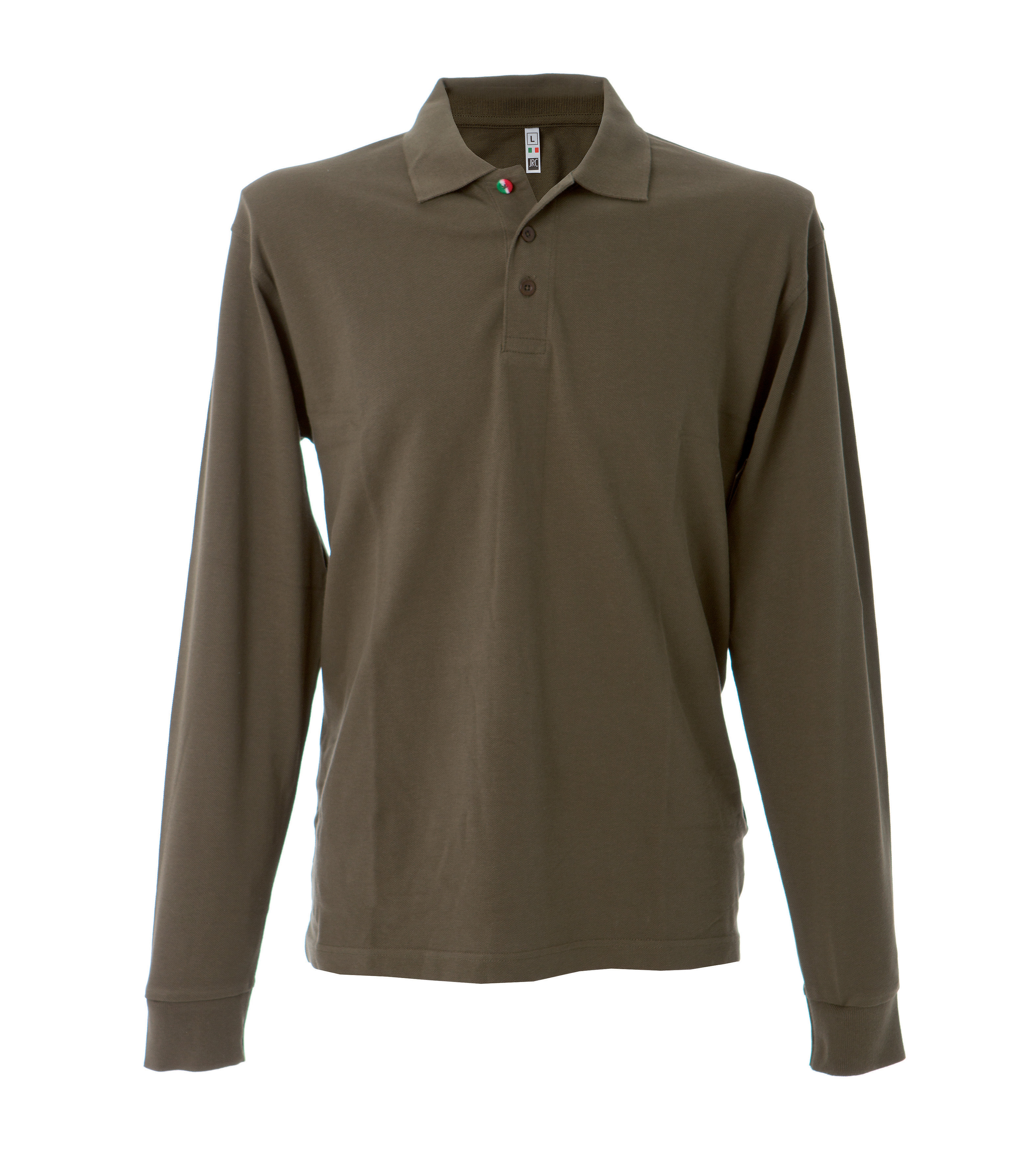 JRC 991319 Army Green 100% Cotton Polo Shirt S