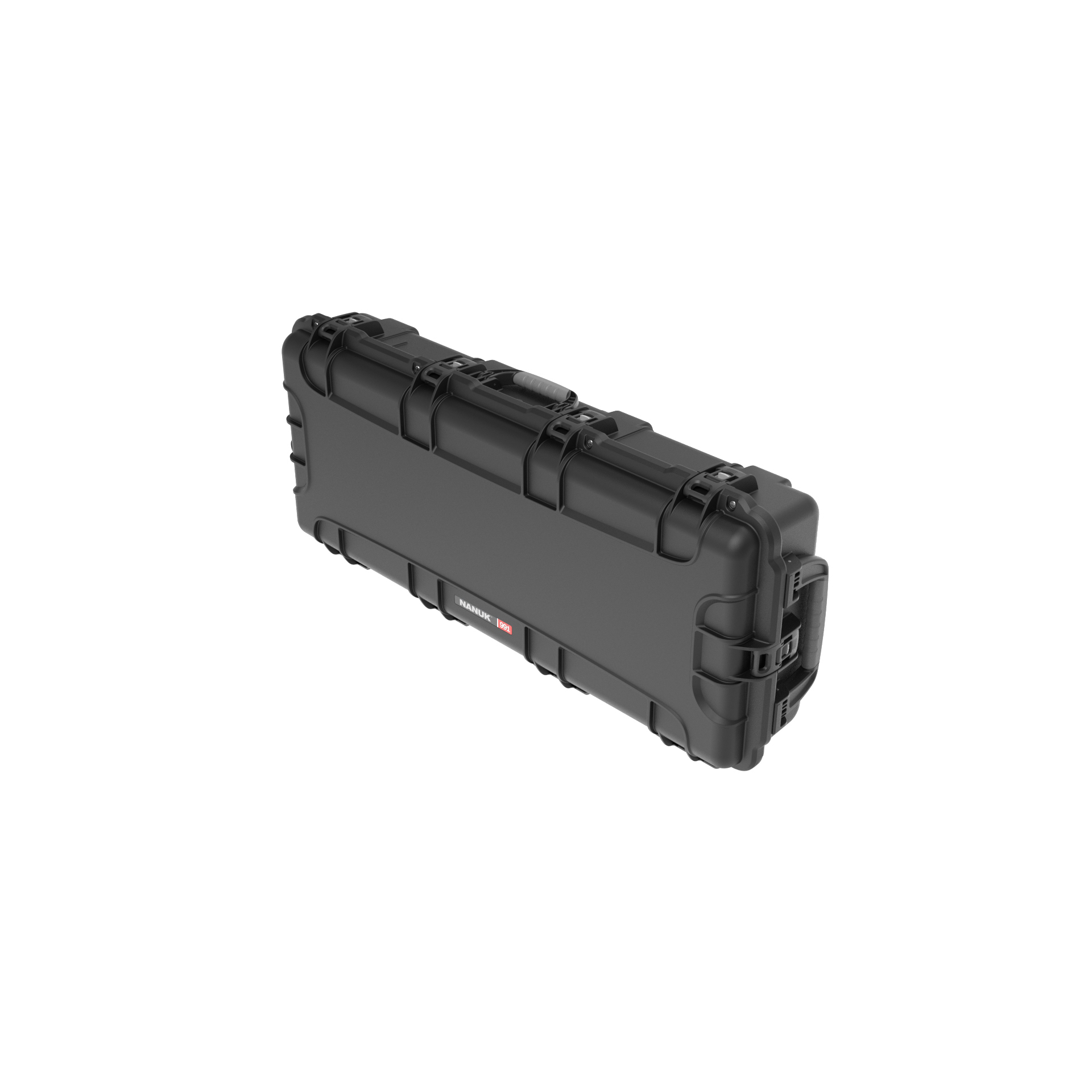 991s-000bk-0a0 Nanuk Nanuk 991 Plastic Waterproof Watertight Transit Case Wheeled, 511 mm 1212 mm 241 mm