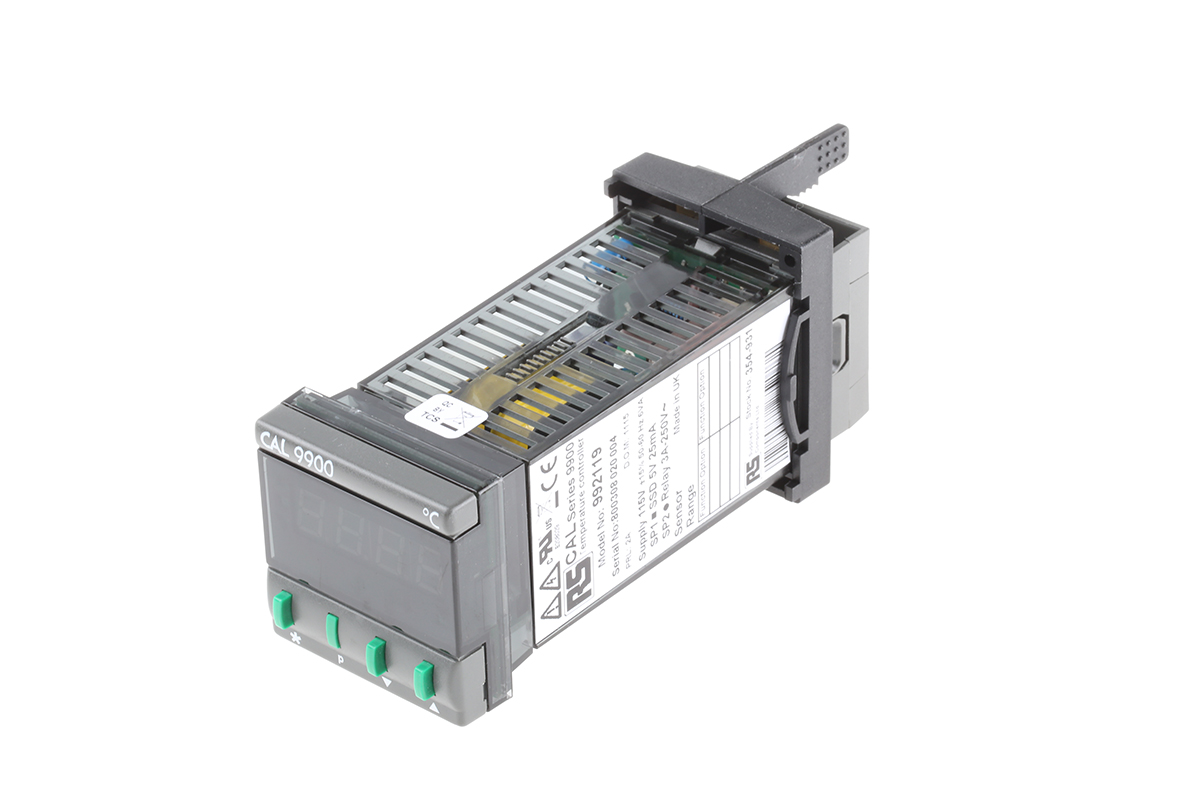 99211c CAL 9900 PID Temperature Controller, 2 Output SSD, Relay 115V ac Temperature Control