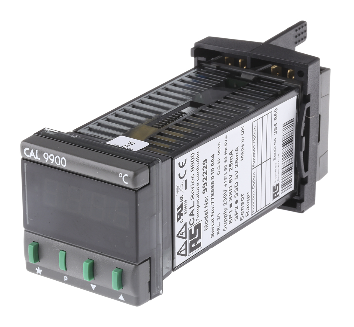 CAL 9900 PID Temperature Controller, 2 Output SSD 230V ac Temperature Control