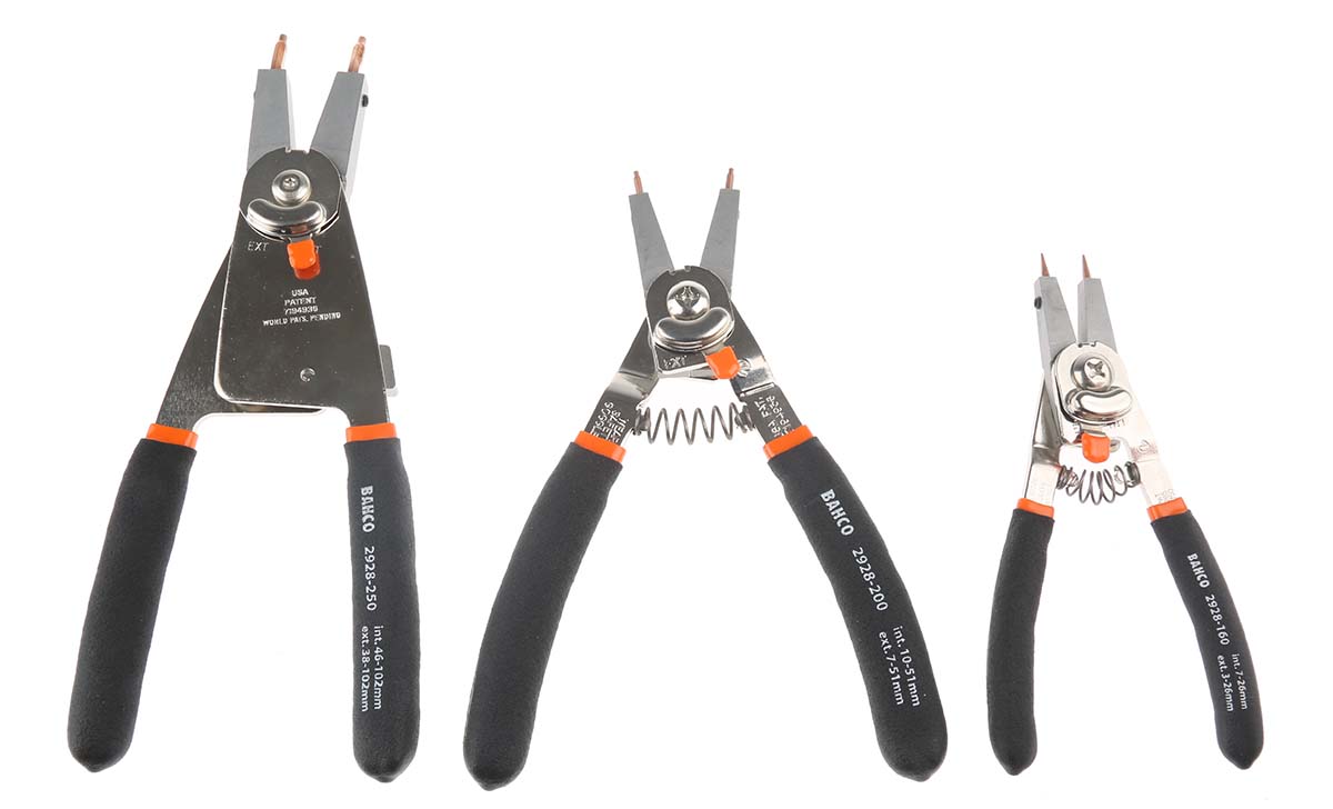 Bahco 3-Piece Plier Plier Set