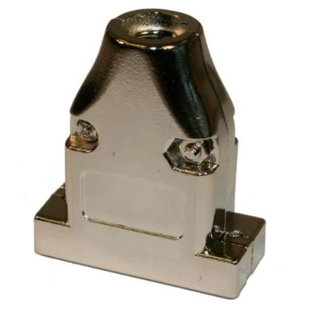 Norcomp 994 Series Zinc Alloy Right Angle D-Sub Backshell, 9 Way Strain Relief