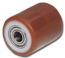 LAG White, Brown Polyurethane Trolley Wheel, 850 kg