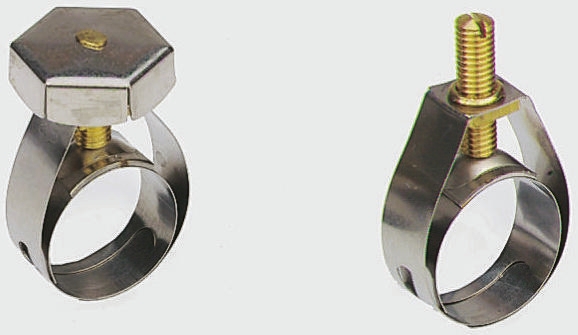 Unex Brass (Bolt), Stainless Steel Slotted Screw Hose Clip 35 mm ID