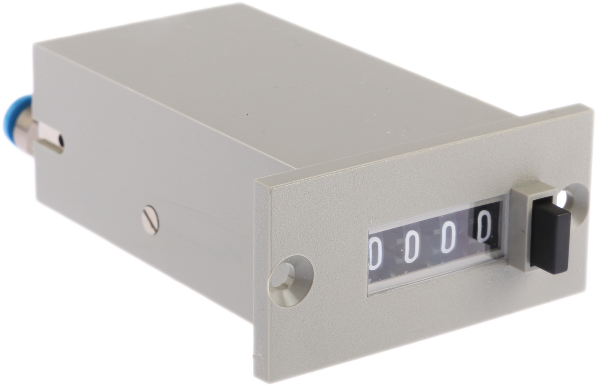 Crouzet Pneumatic Counter, 2 bar to 8 bar