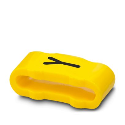 Phoenix Contact SD-WMTBS Slide On Cable Marker, Yellow, Pre-printed "Letters", 10 → 136mm Cable, for Conductor
