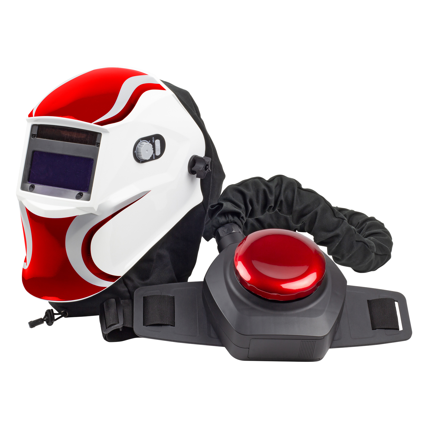 SIP PAPR WR1000 Helmet, Adjustable Headband, 98 x 43mm Lens