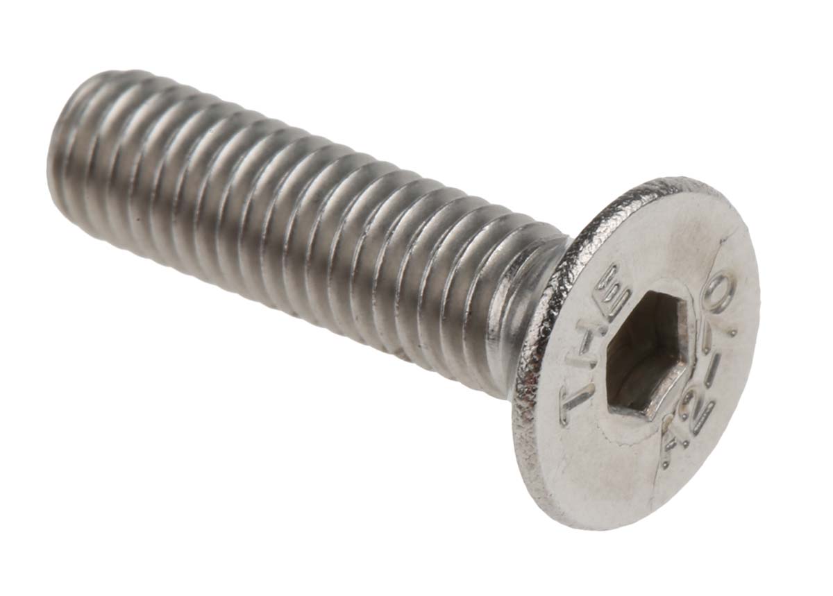 171-865 RS PRO Plain Stainless Steel Hex Socket Countersunk Screw, ISO 10642, M5 x 20mm