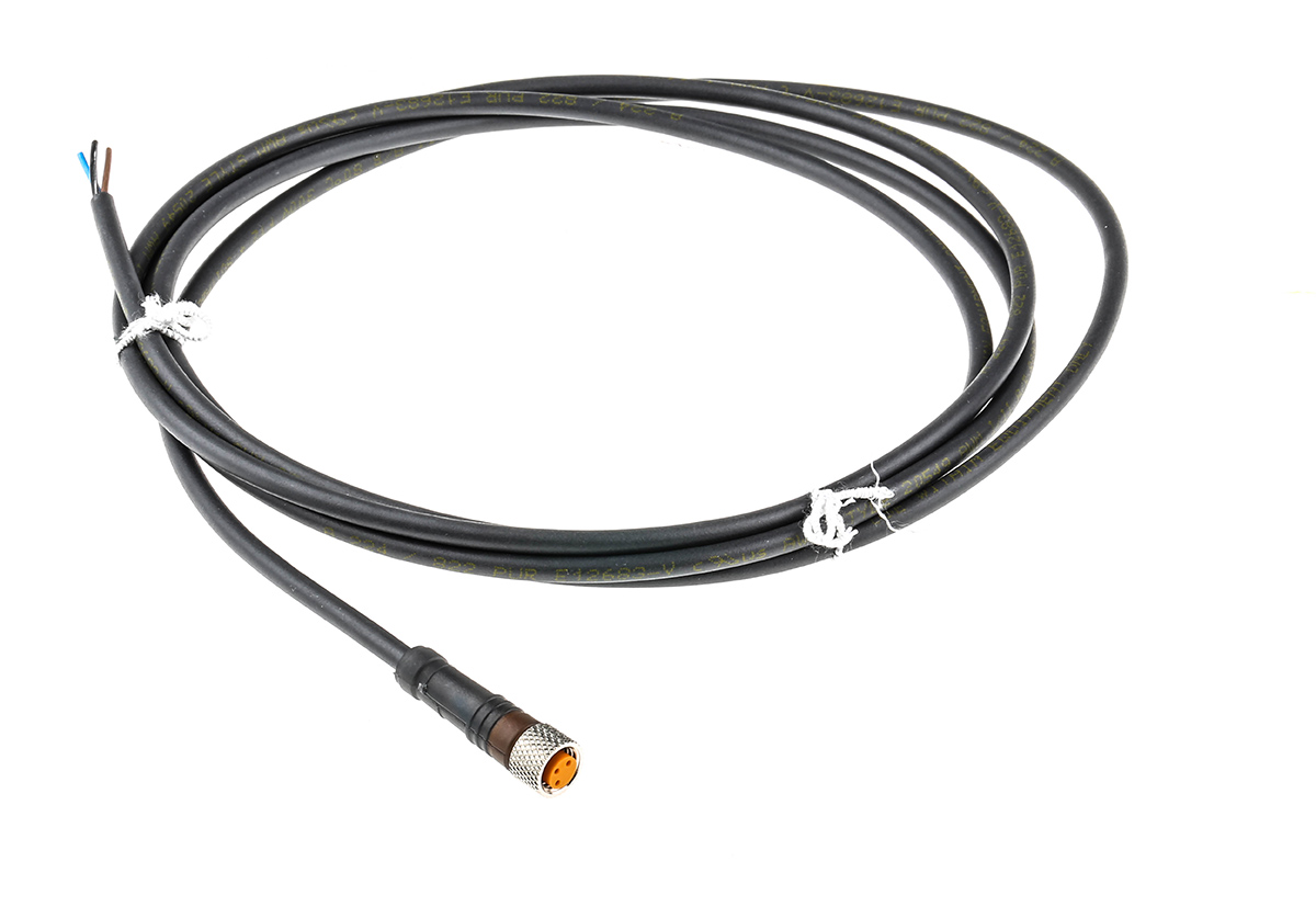 Lumberg Automation Female 8 way M8 to Unterminated Free End Sensor Actuator Cable
