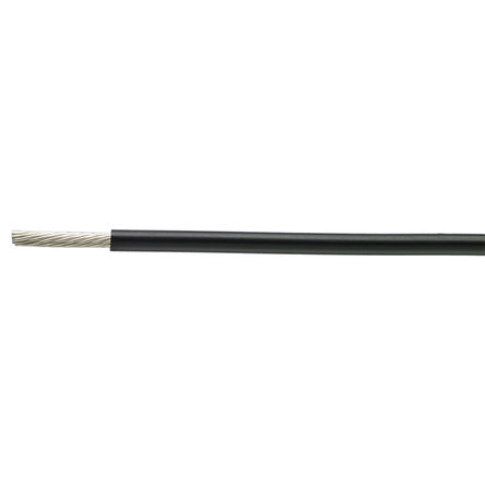 TE Connectivity 99M Series Black Harsh Environment Wire, 19, Polyethylene Terephthalate, 100 m, 99M0111-20-0