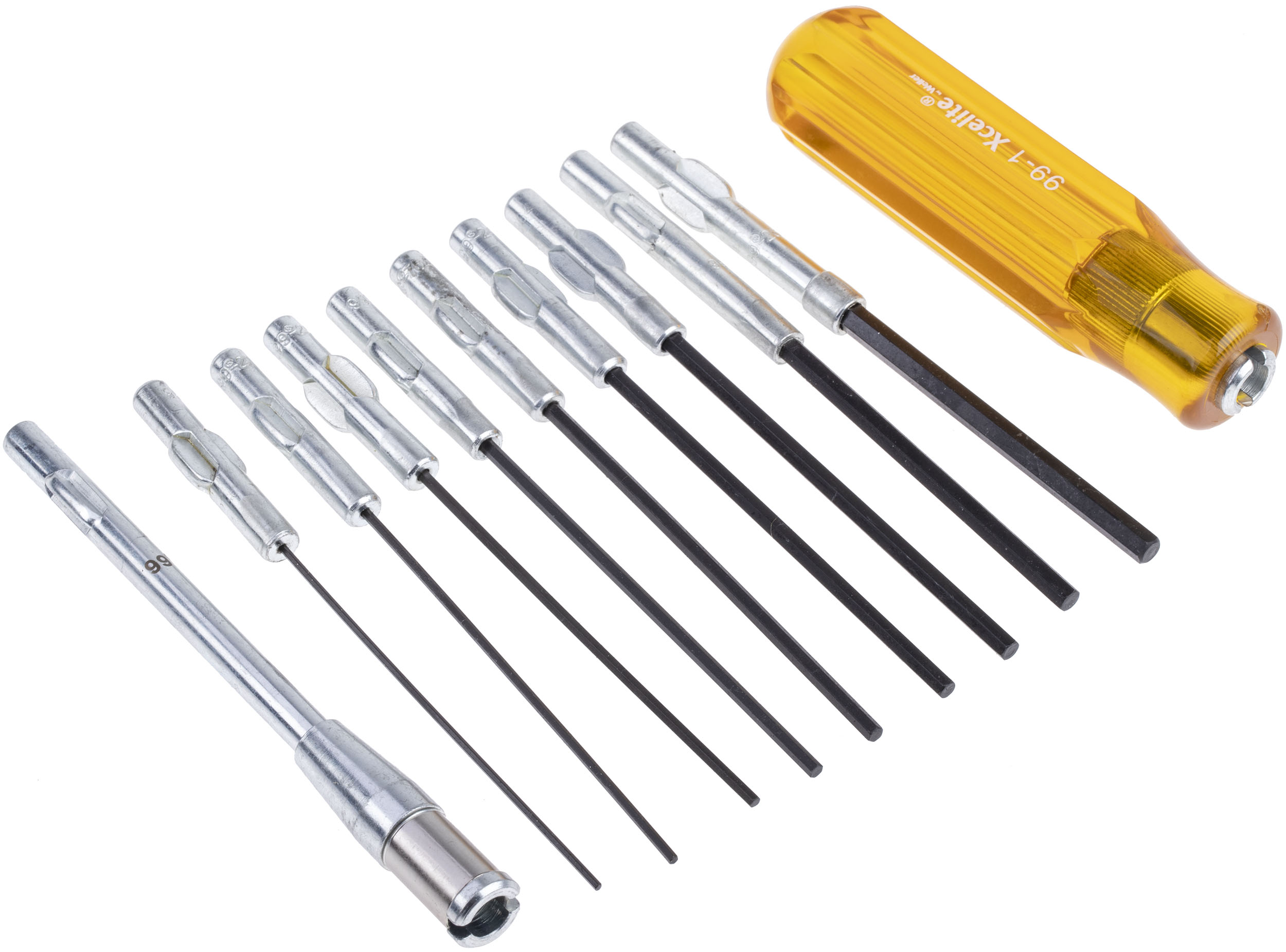Weller Xcelite Hexagon Interchangeable Standard Screwdriver Set, 11-Piece