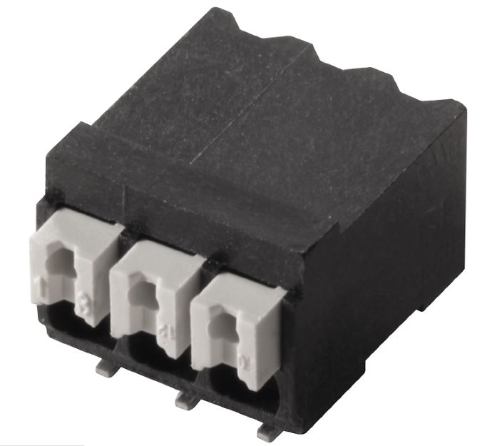 Weidmuller LSF Series PCB Terminal Block, 3-Contact, 3.5mm Pitch, Surface Mount, 1-Row
