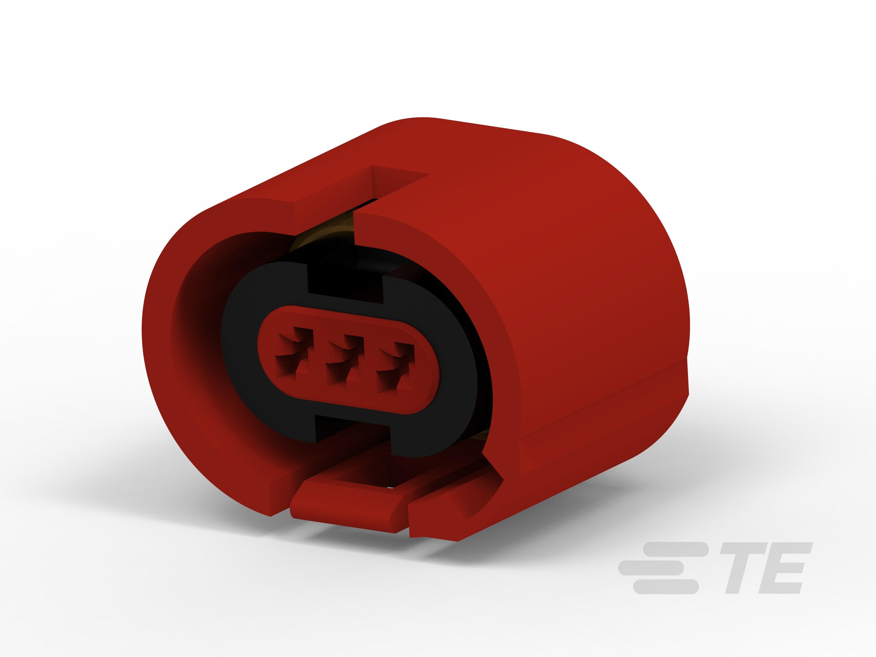 TE Connectivity, 963465 Automotive Connector Socket Red Cable Mount 3 Way 963465-1