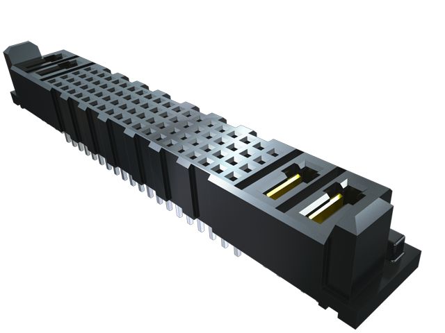 Samtec MPSC Series Vertical Through Hole Mount PCB Socket, 84-Contact, 4-Row, 5mm Pitch, Solder Termination