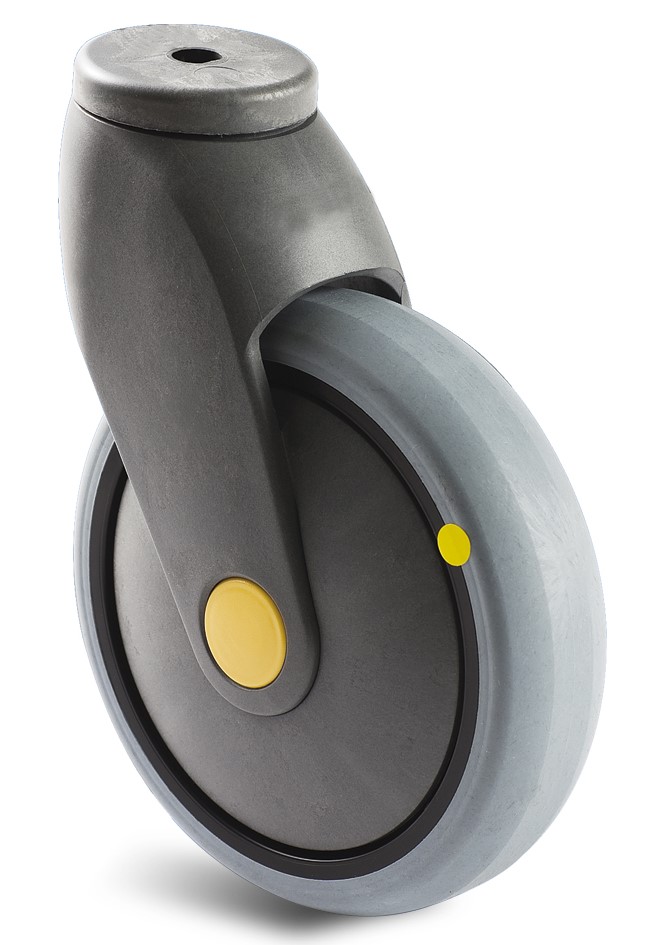 Guitel Hervieu Swivel Castor Wheel, 100kg Capacity, 125mm Wheel