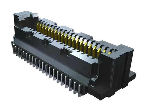 Samtec SS5 Series Straight Surface Mount PCB Socket, 60-Contact, 2-Row, 0.5mm Pitch