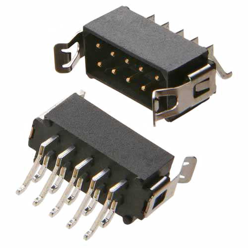 HARWIN Datamate L-Tek Series Straight Surface PCB Header, 6 Contact(s), 2 mm Pitch, 2 Row, Shrouded