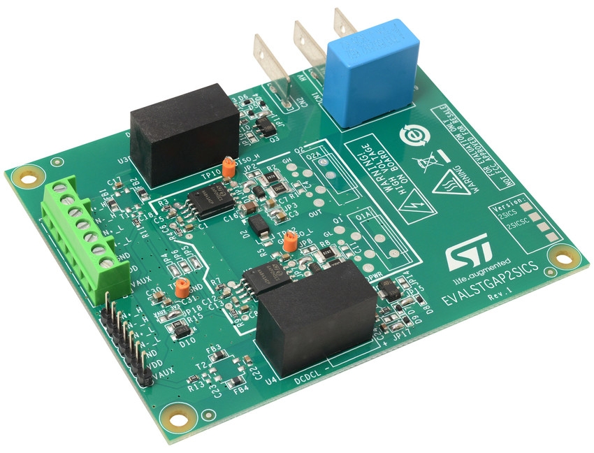 STMicroelectronics EVALSTGAP2SiCSC Gate Driving for STGAP 2S iCS C for STGAP 2S iCS C