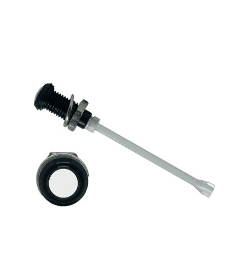 RHD-910-F6P67PR Bivar, Panel Mount Vertical LED Light Pipe, Clear Round Lens