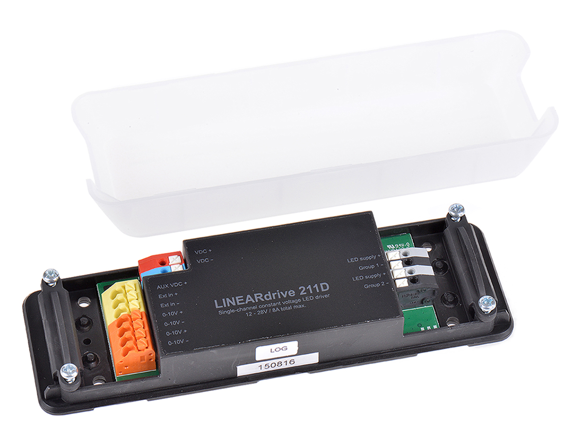 lin211d1-lg eldoLED LED Driver, 12V, 24 V Output, 200 W Output, 8A 0 to 10 V