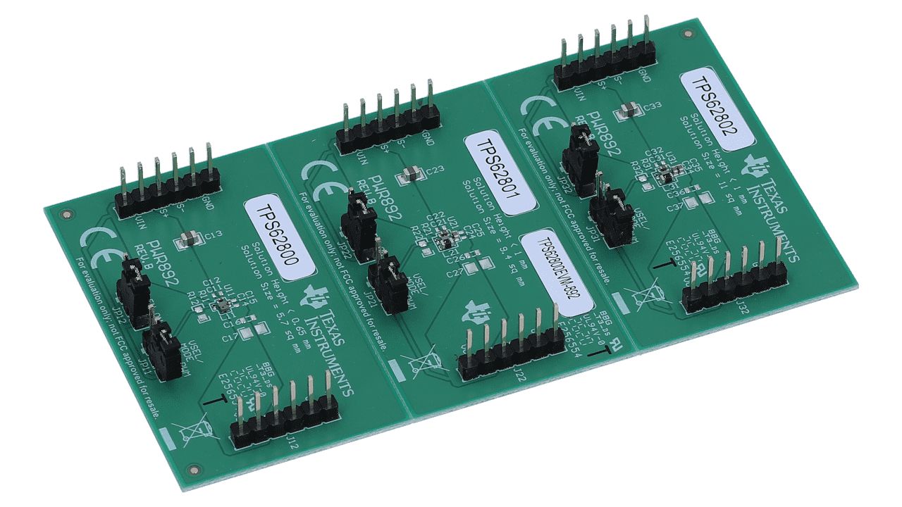 Texas Instruments Evaluation Module Step Down Converter for TPS62800 for TPS62800