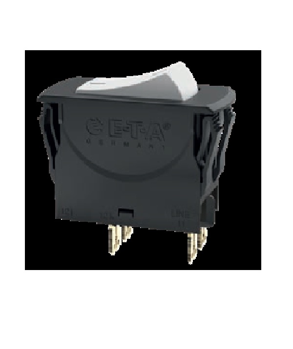 ETA Thermal Circuit Breaker - 3120-N 2 Pole 50 V DC, 240 V AC Voltage Rating, 12A Current Rating