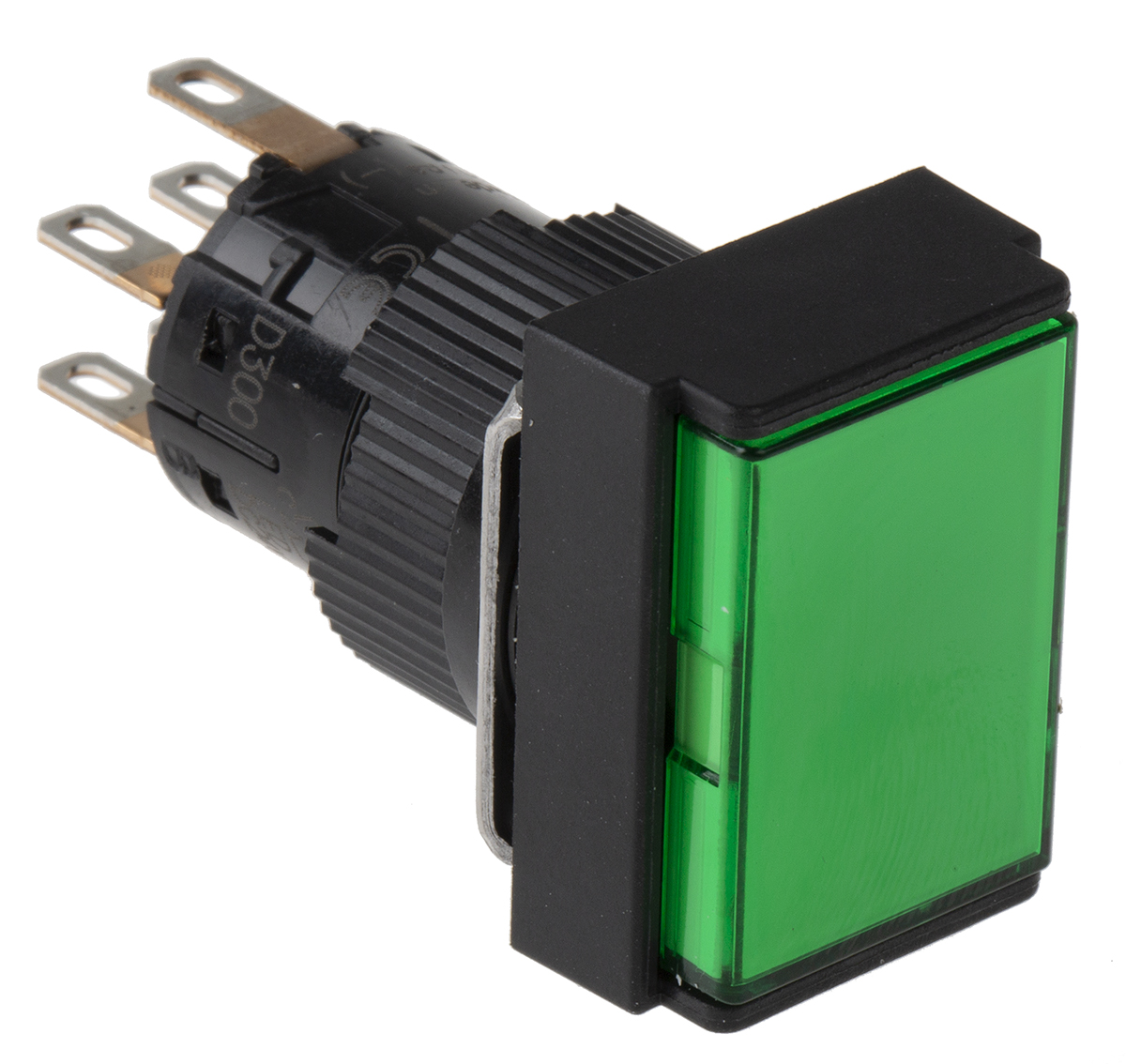 xb6edw3b2p Schneider Electric Harmony XB6E Illuminated Green Push Button DPDT-2NO/2NC Spring Return