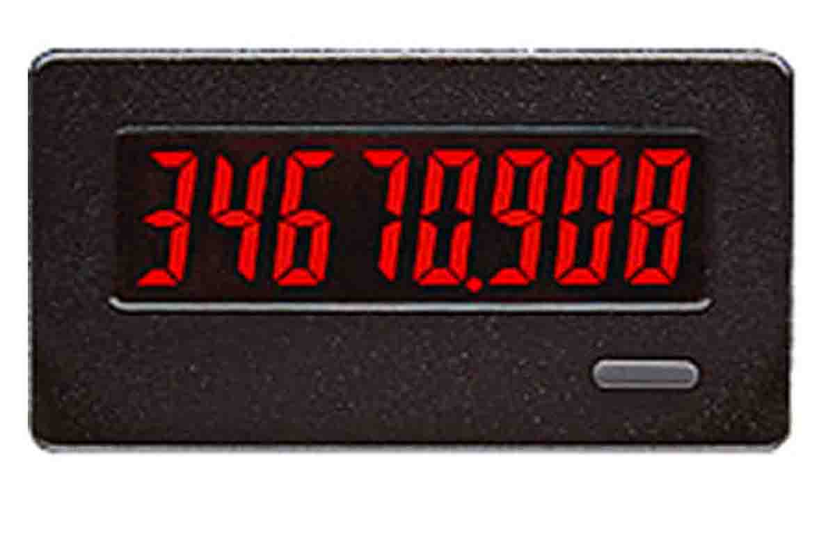 Red Lion CUB4L8 Counter, 8 Digit LCD, 9 → 28 V dc
