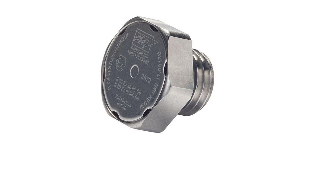 W.L. Gore PolyVent Ex+ Series M12x1.5 Screw-In, For Use With Enclosures and Cabinets