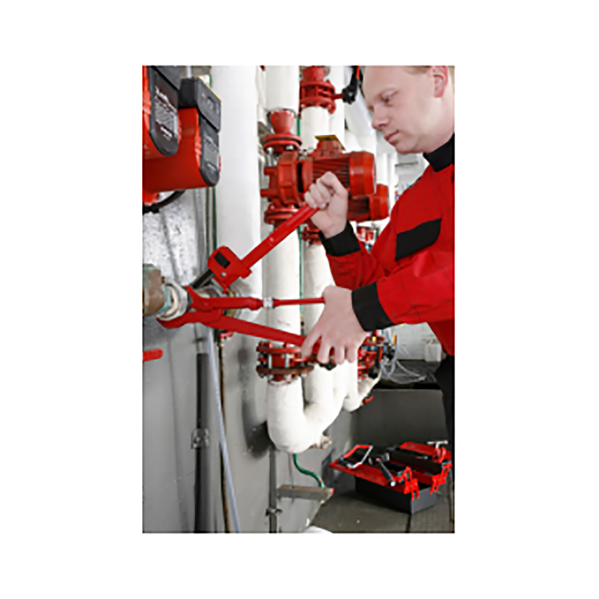 131a10 Facom 131A.10 Pipe Wrench, 250 mm Overall