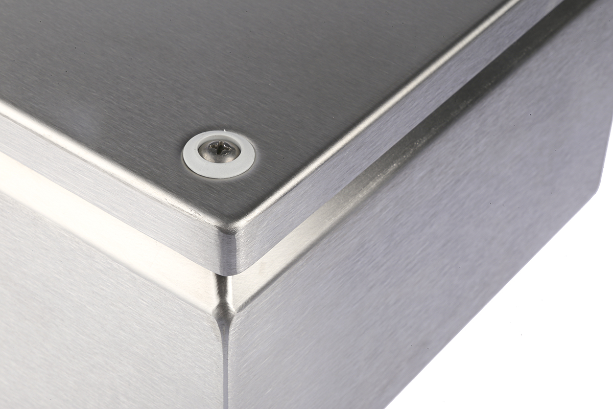 1528010 Rittal KL Series 304 Stainless Steel Terminal Box, IP66, 200 mm x 200 mm x 120mm