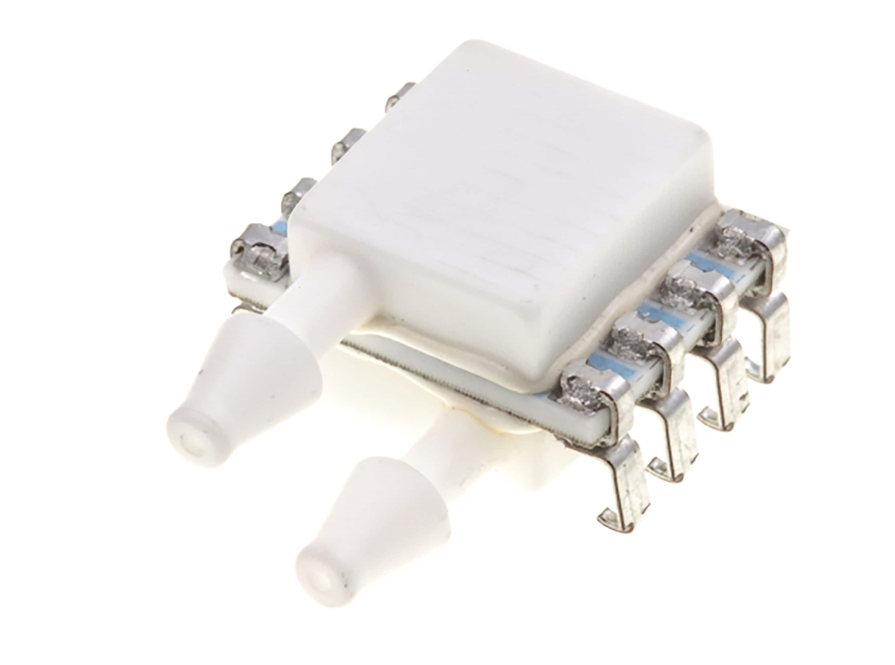TE Connectivity Pressure Transducer, 4in/H2O Operating Max, PCB Mount, 8-Pin, 300psi Overload Max, Dual Sideport