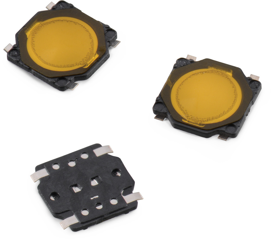 Wurth Elektronik Black Tact Switch, SPST 50mA 0.7mm Surface Mount
