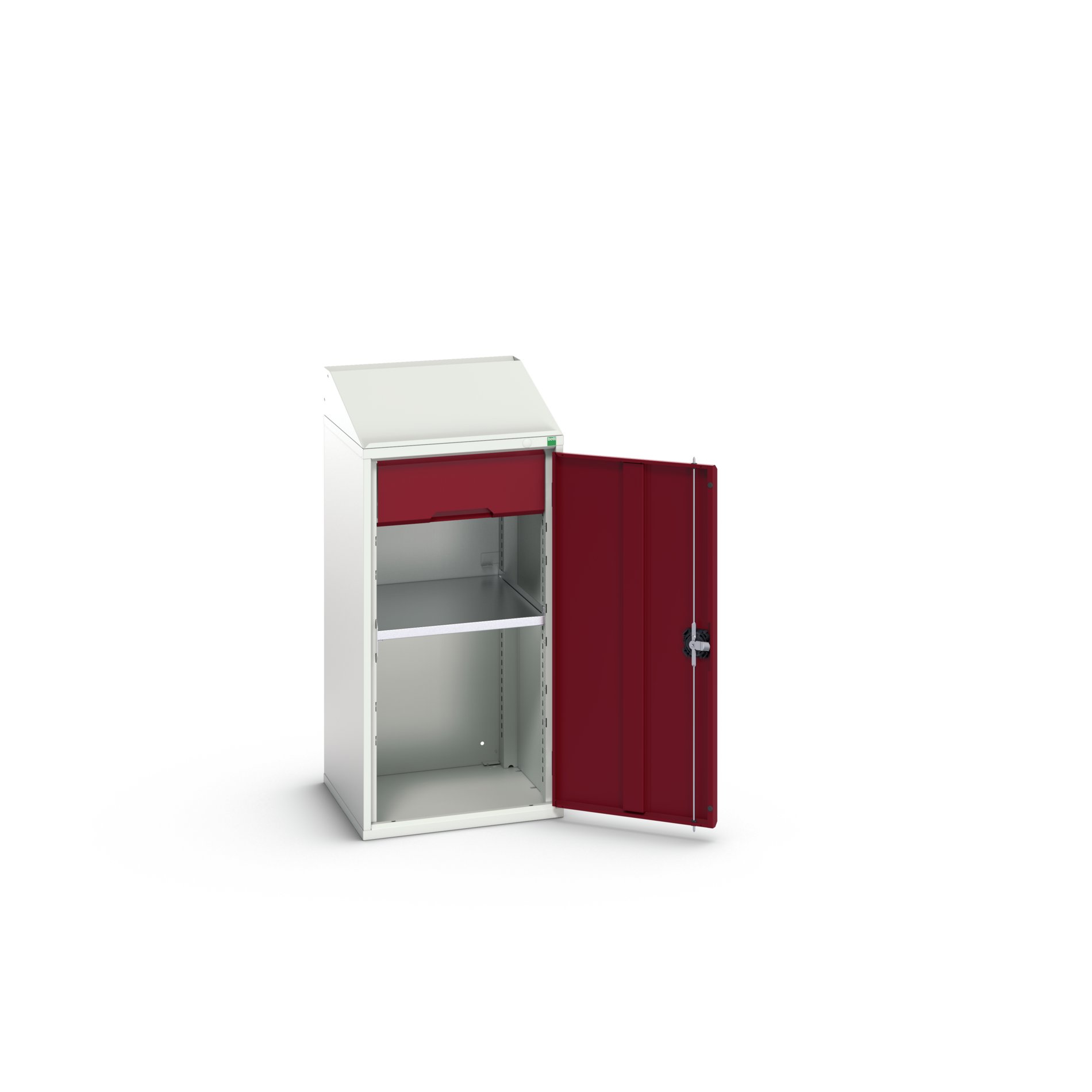 Bott 1 Door, 1 Drawer Sheet Steel Cupboard, 525 x 550 x 1130mm