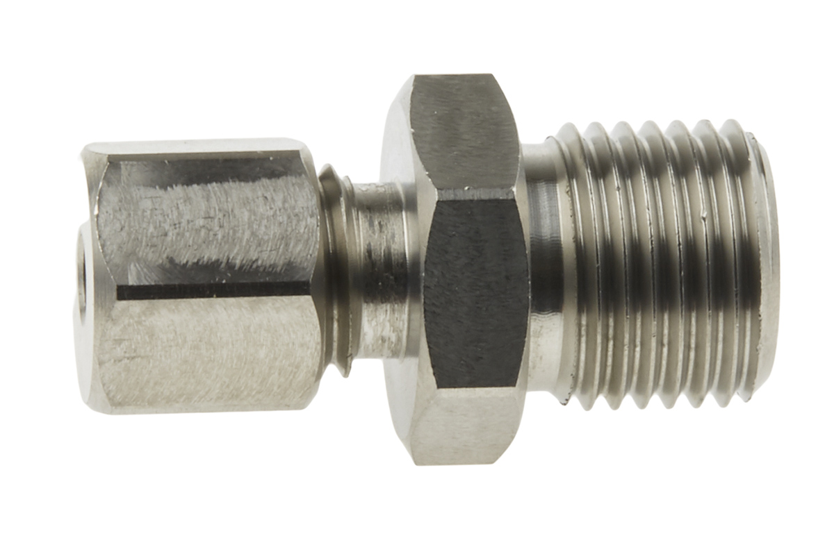 178-0970 RS PRO M16 Compression Fitting for Use with Thermocouple or PRT Probe, 4.5mm Probe