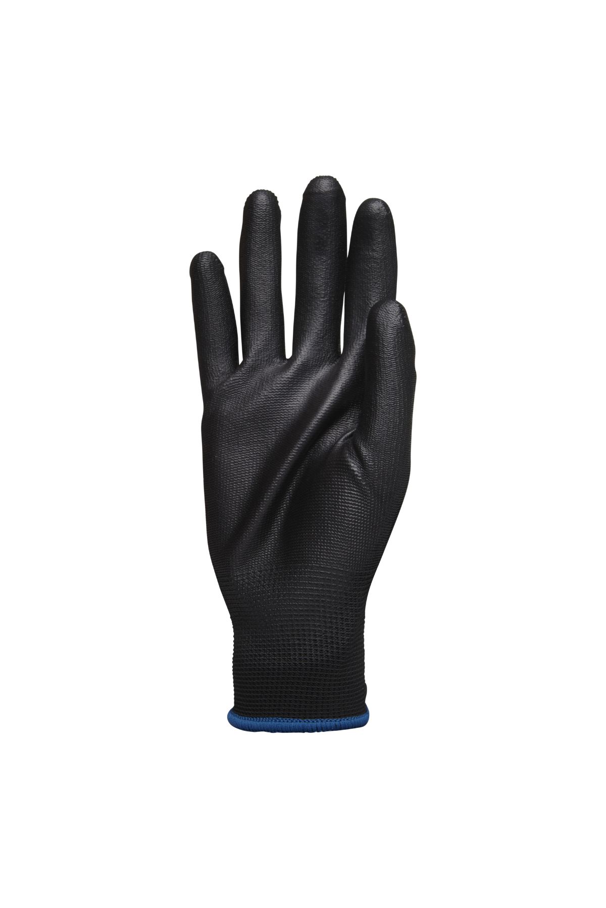 406-mat-bulk Polyco Healthline Black Polyurethane Reusable Gloves, Size 11, Polyurethane Coating