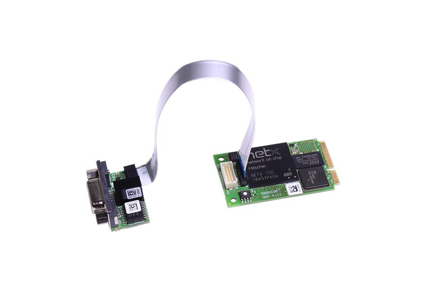 Hilscher 1 Mini PCI Express D-sub, 9 Pin Serial Card