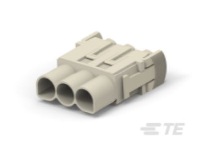 TE Connectivity Heavy Duty Power Connector, 1.2 A, HMN-D3 Series Female, 3 Contacts