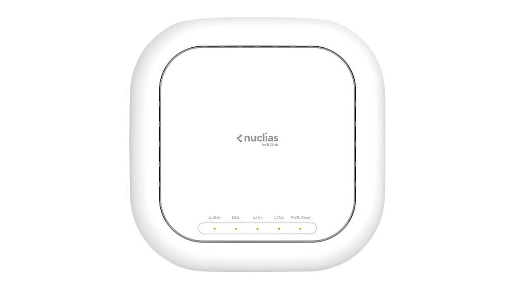 D-Link Nuclias Wireless AC1900 Wave 2 Cloud-Managed Access Point 2 Port Wireless Access Point, 802.11ac,