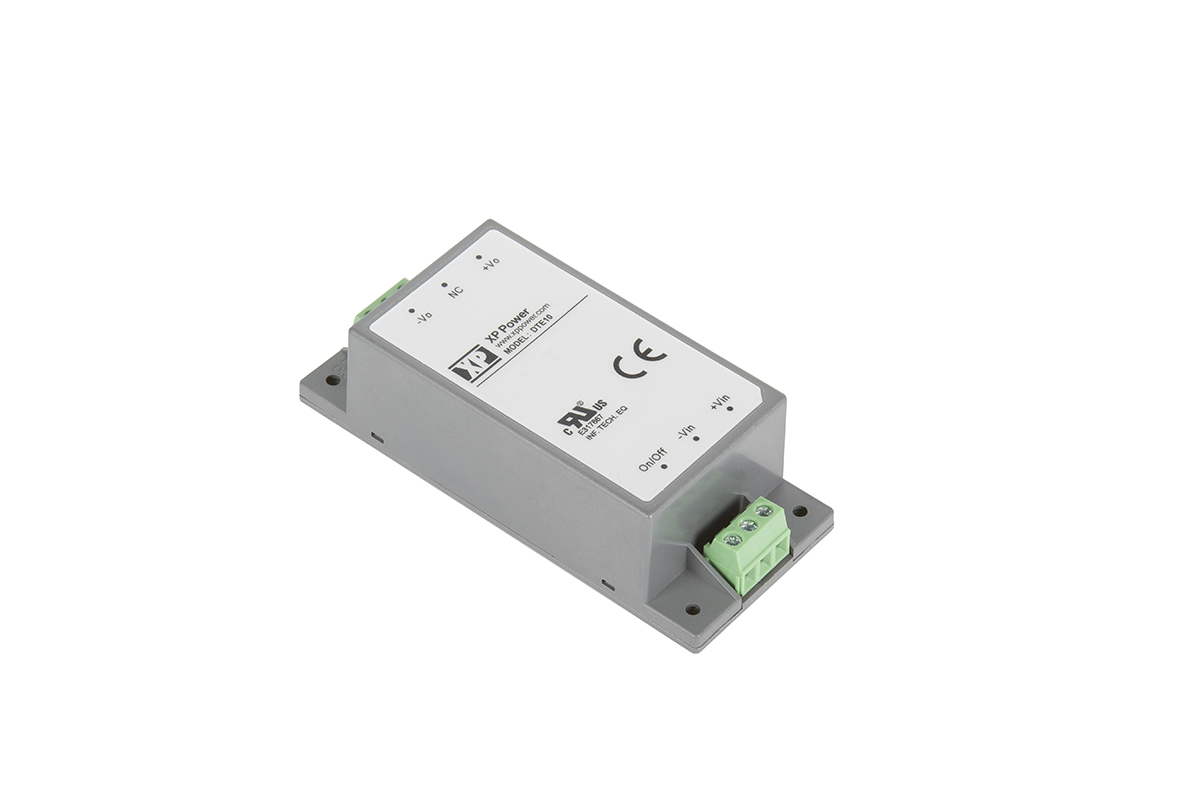 XP Power DTE10 DC-DC Converter, 15V dc/ 660mA Output, 9 → 36 V dc Input, 10W, Chassis Mount, +105°C Max Temp