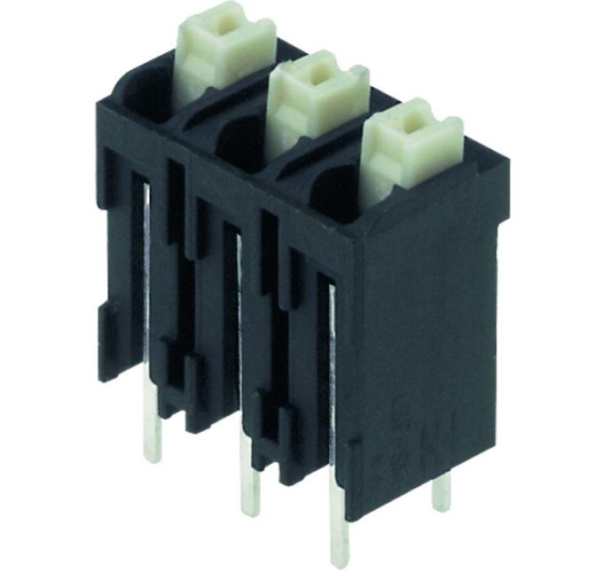 Weidmuller LSF Series PCB Terminal Block, 5-Contact, 5mm Pitch, Surface Mount, 1-Row, Through Hole Termination